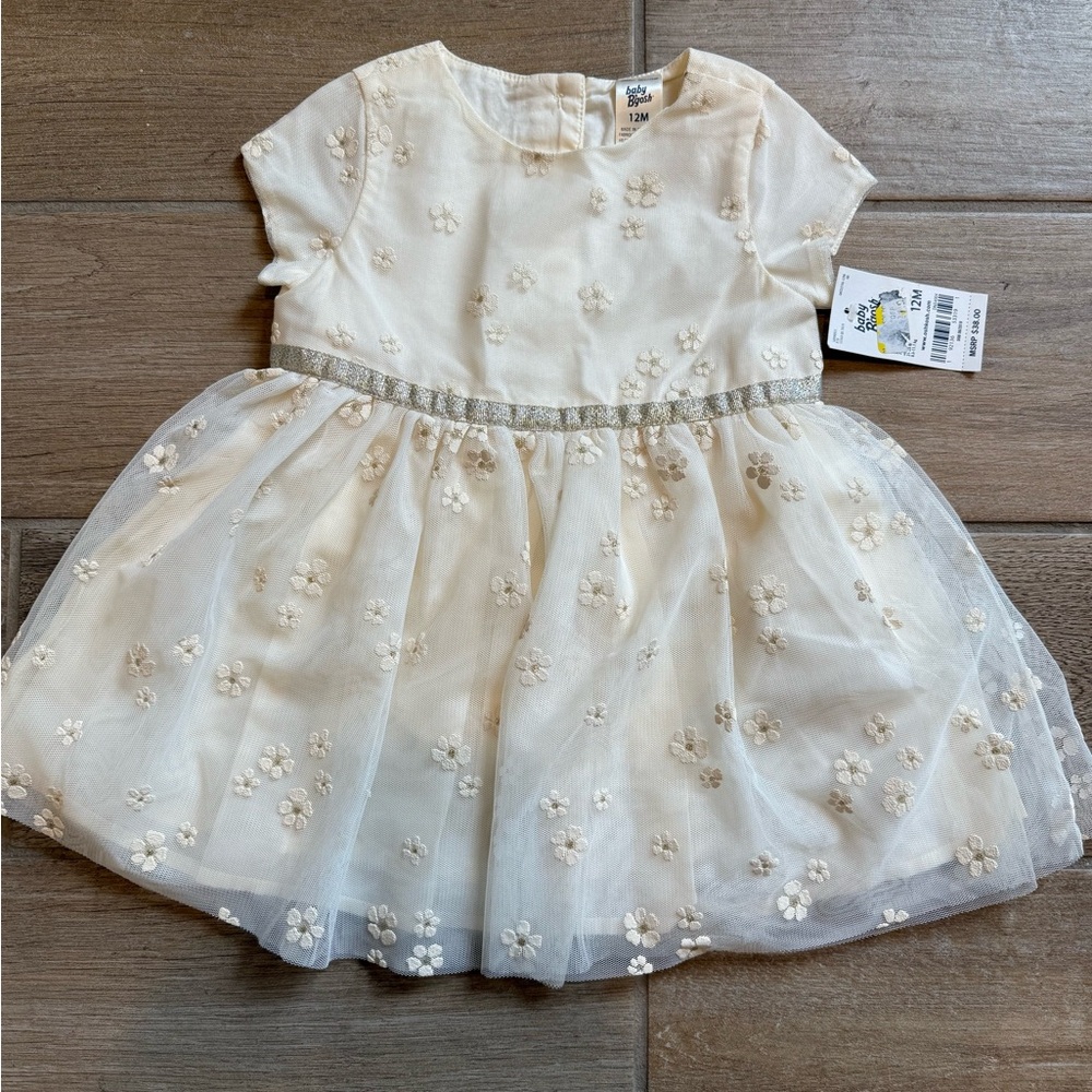 Carter's Cream Floral Kids Dress